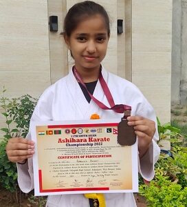 Bronze at South Asian Commonwealth Karate Championship